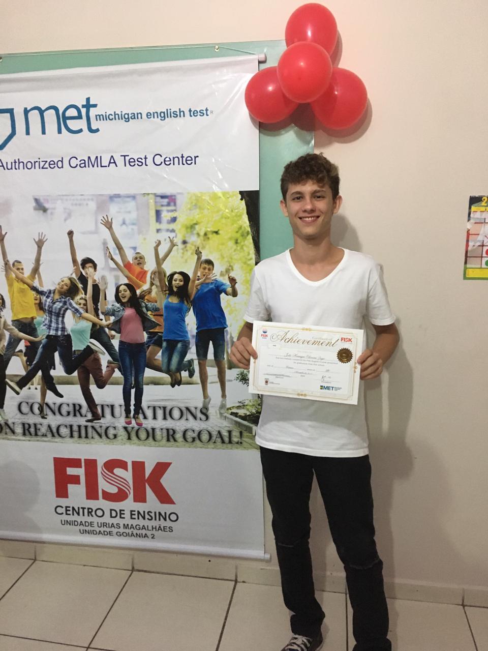 Fisk Goiânia/GO - Congratulations on reaching your goal!